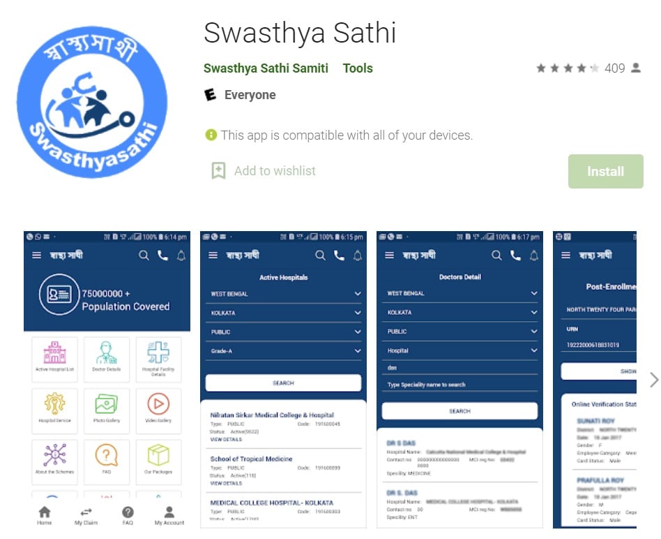 WB Swasthya Sathi Form (A, B, C, D) PDF / SS Card Apply / Hospital List ...