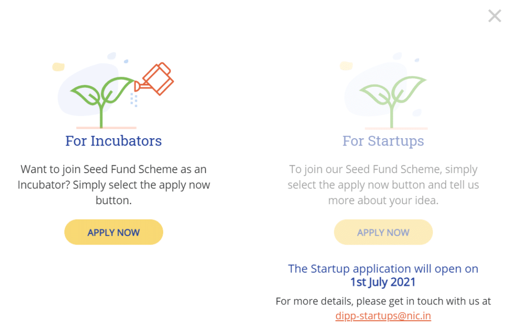 Apply Online Startup India Seed Fund Scheme