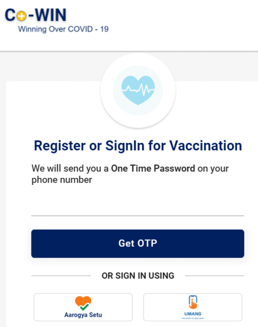 Covid Vaccine Registration 18 Cowin