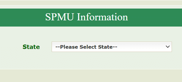 PFMS Scholarship SPMU Information