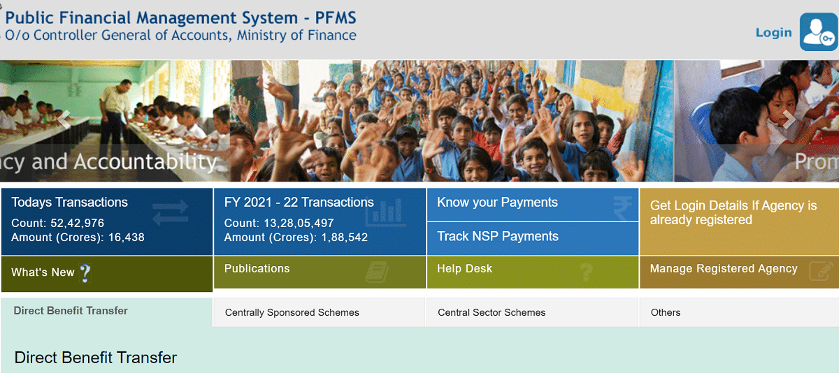 Public Financial Management System Portal