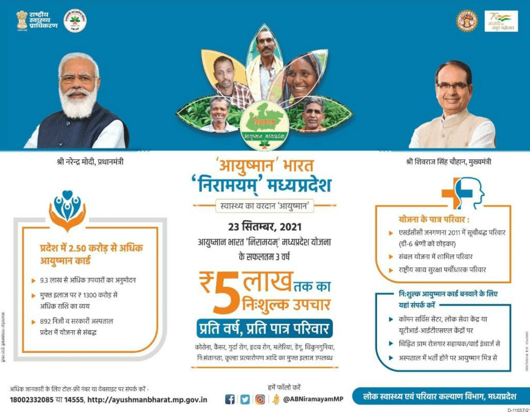 MP Ayushman Bharat Niramayam Yojana 2024 Apply Online / Hospital List ...