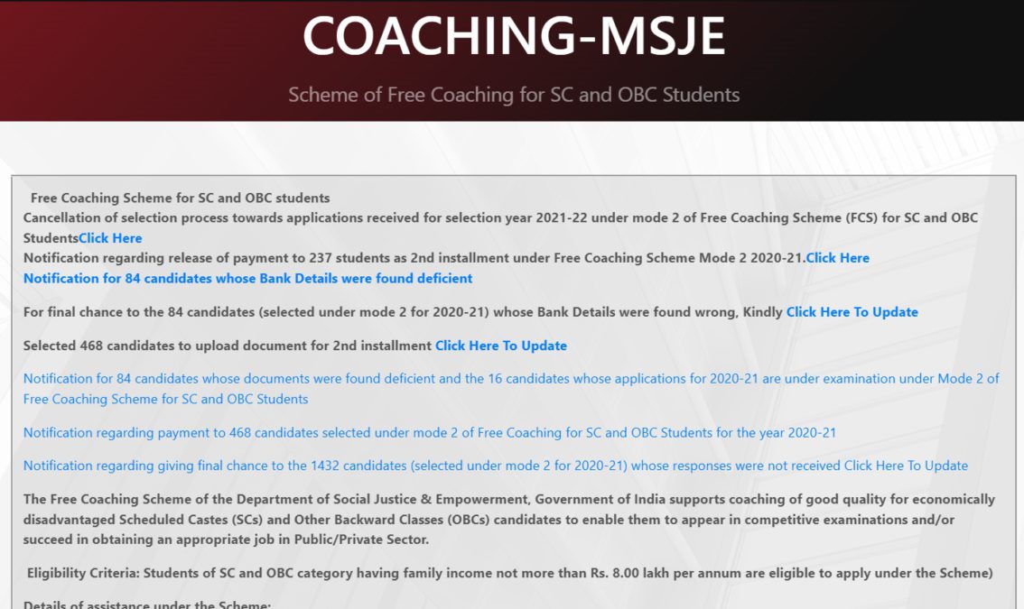 Coaching Dosje Gov In Homepage 2022