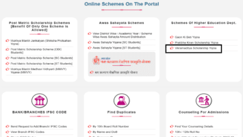 MP Vikramaditya Scholarship Yojana Online Registration Form Application Status