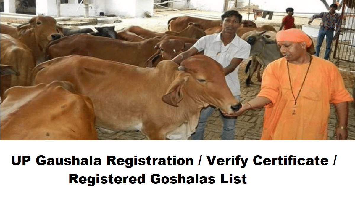 UP Gaushala Yojana Registration Goshalas List