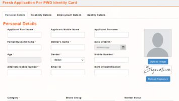 Odisha PWD ID Card Apply Status