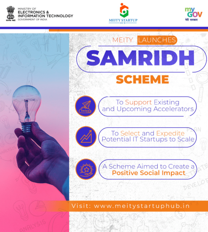 Startup Accelerators of Meity for Product Innovation Yojana