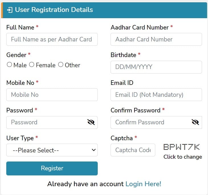 Go Green Yojana Online Registration Form