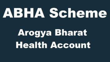Abha Scheme Aarogya Bharat Health Accounts