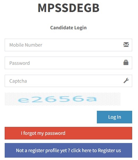 MPSSDEGB Login SSDM MP Gov Portal