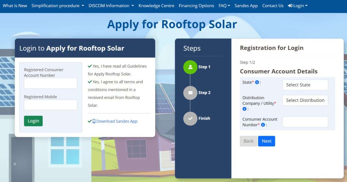 National Portal Rooftop Solar Apply Online