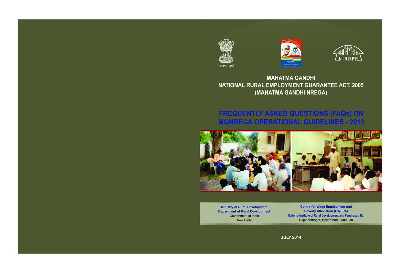 MGNREGA Scheme 2022 FAQ’s PDF