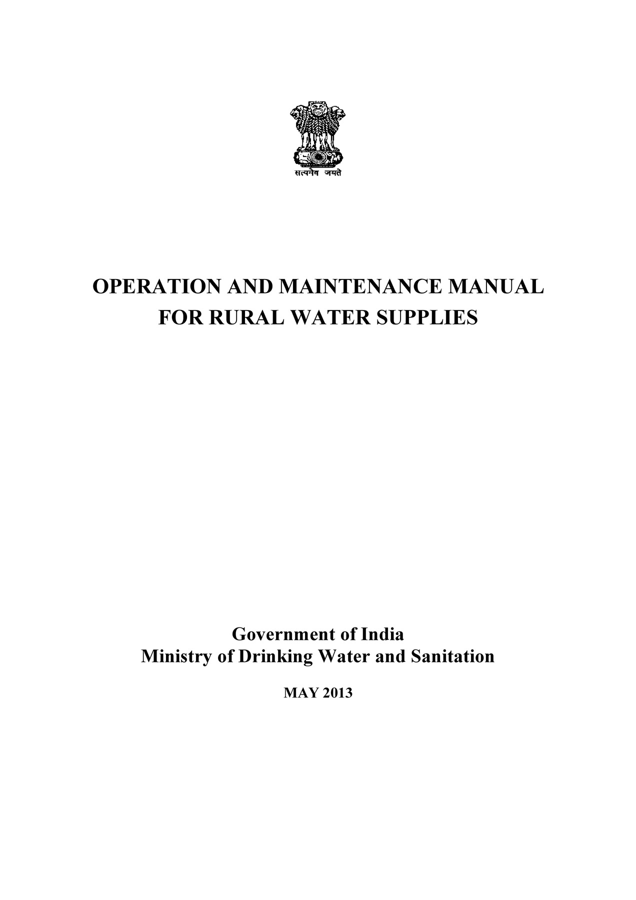 OHSR Tank Scheme 2022 | Operation and Maintenance Manual for Rural Water Supply Systems PDF