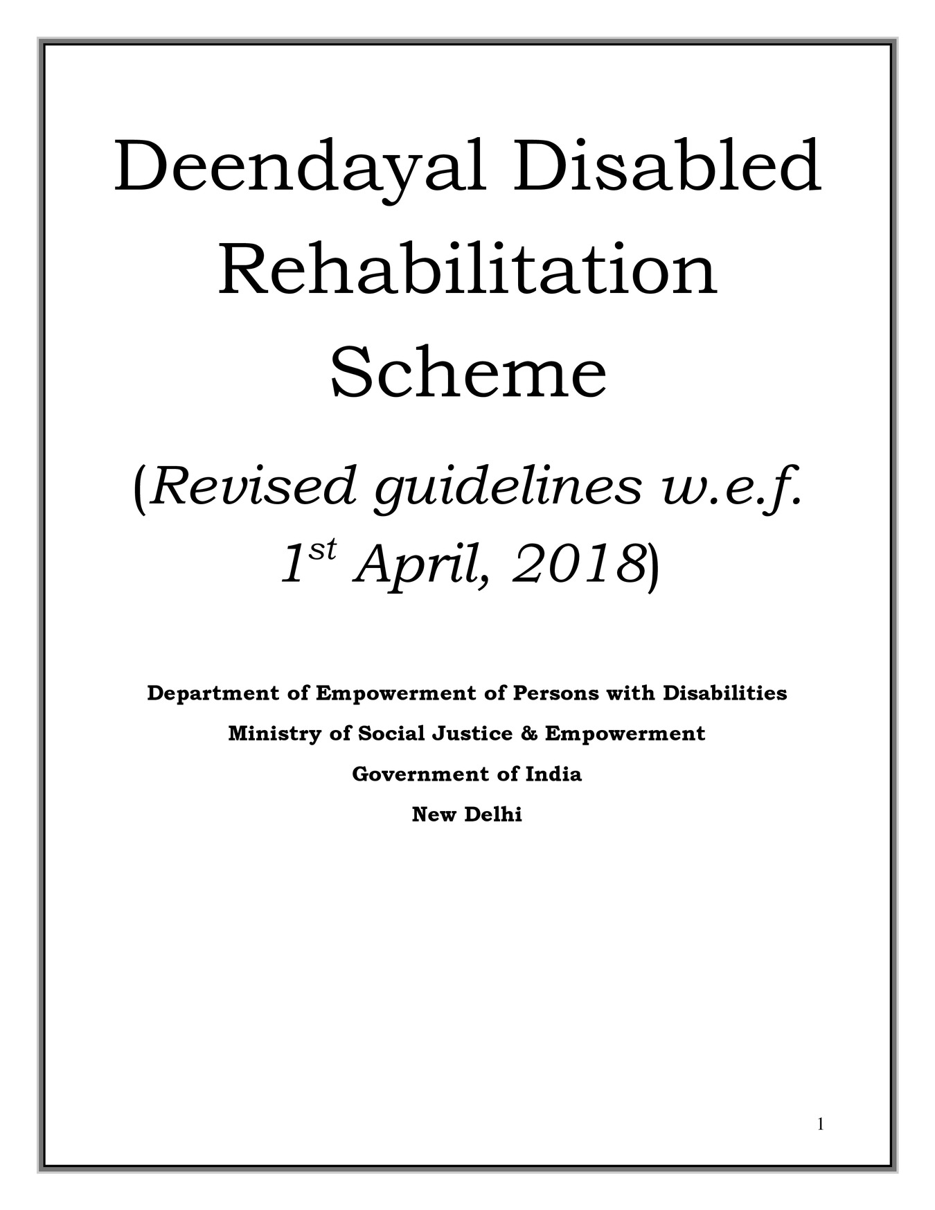 Revised DDRS Scheme 2022 Guidelines PDF