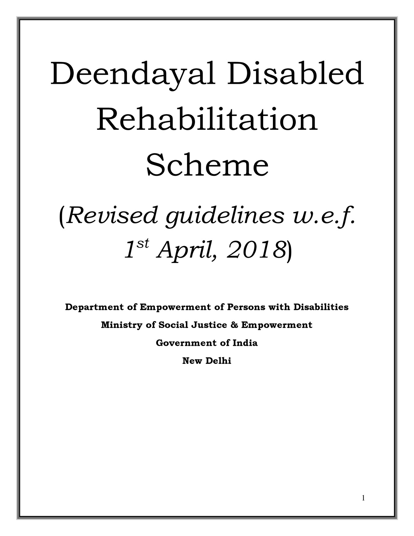 Revised DDRS Scheme 2024 Guidelines PDF