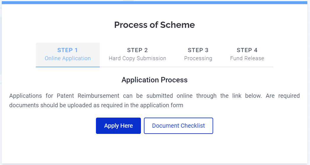 Apply Online Patent Support Scheme Kerala