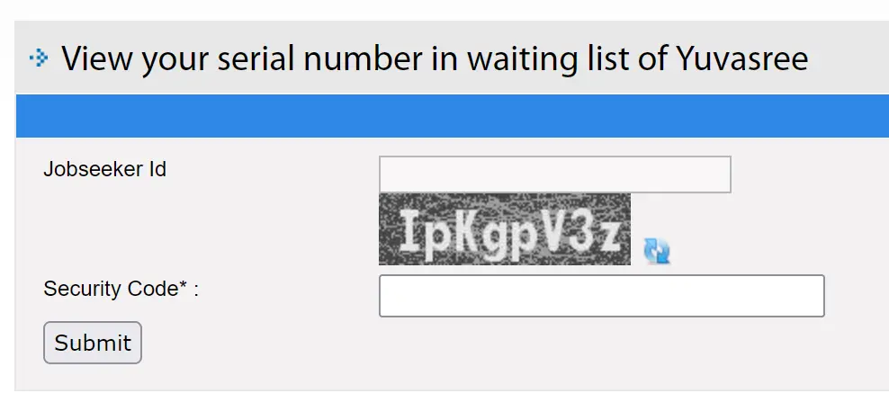 View Status for Enrollment and Yuvasree