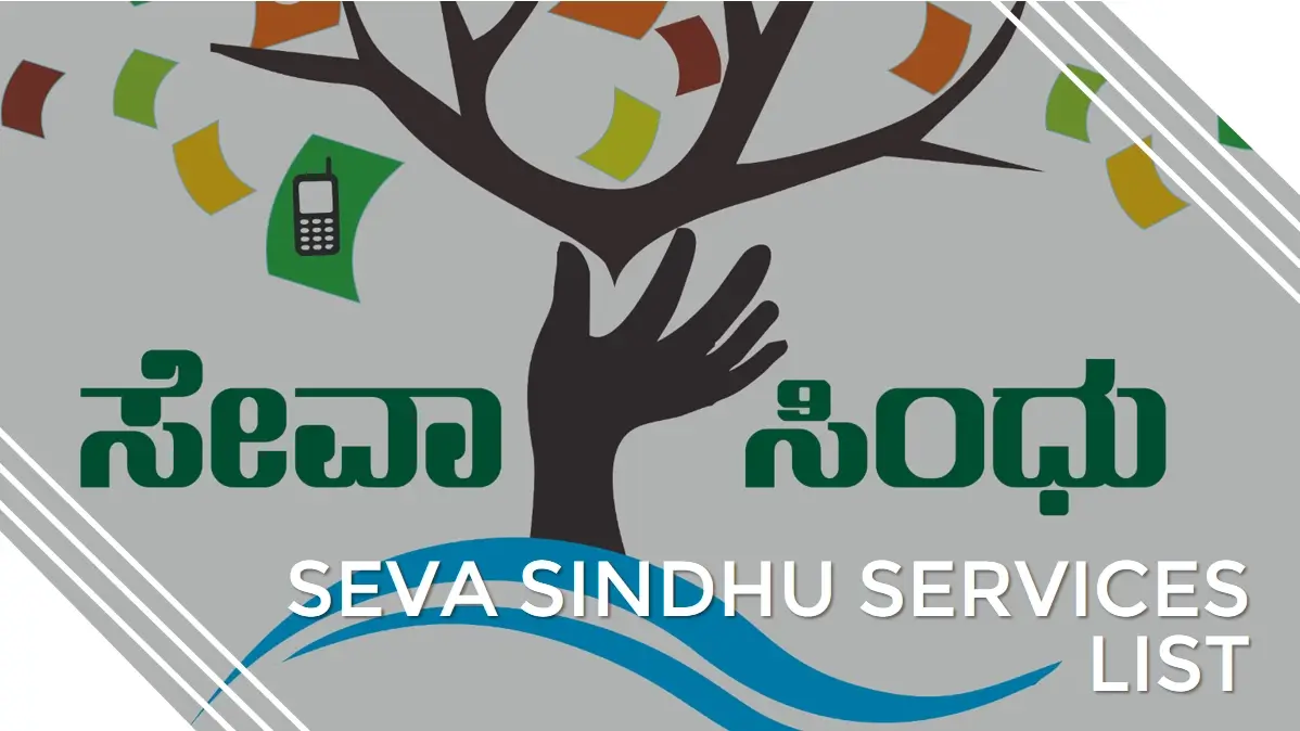 Seva Sindhu Services List