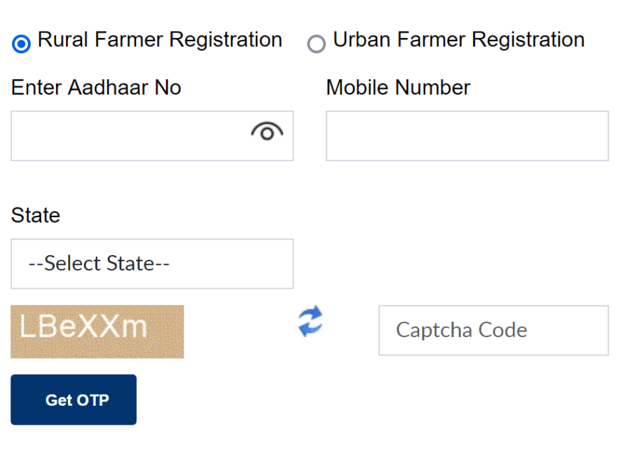 PM Kisan Registration Form