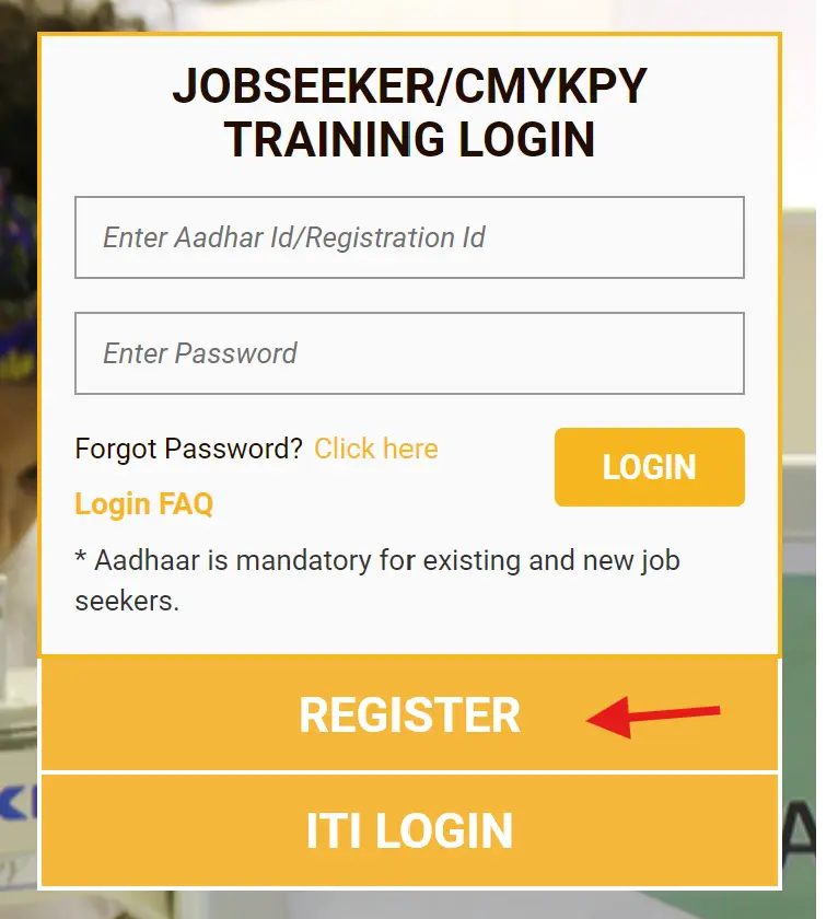 Register as Job Seeker