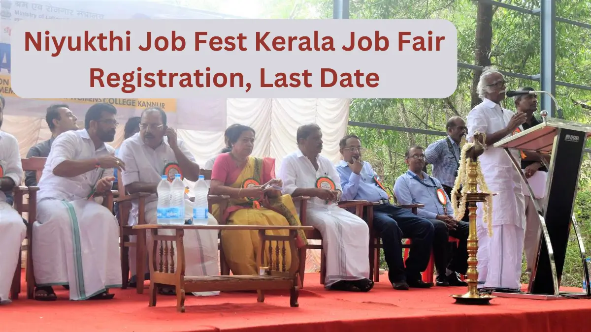 Niyukthi Job Fest Kerala Job Fair Registration, Last Date