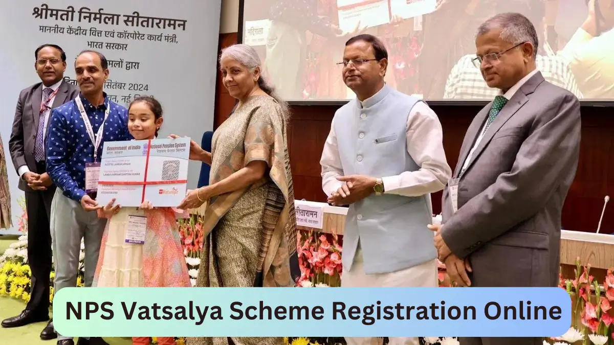 NPS Vatsalya Scheme Registration Online