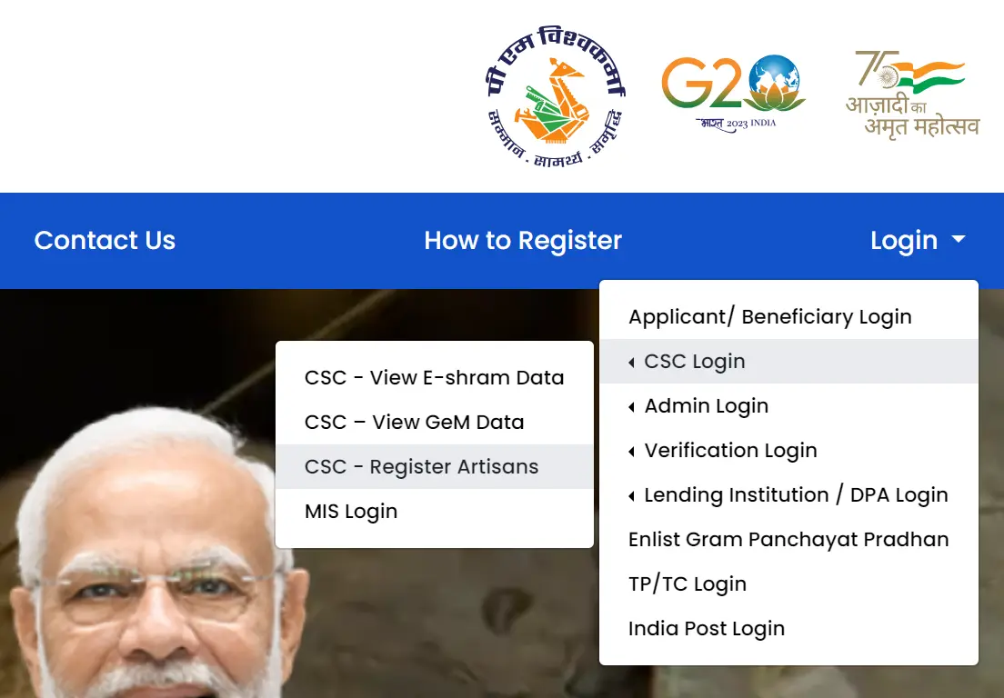 CSC Artisans Registration