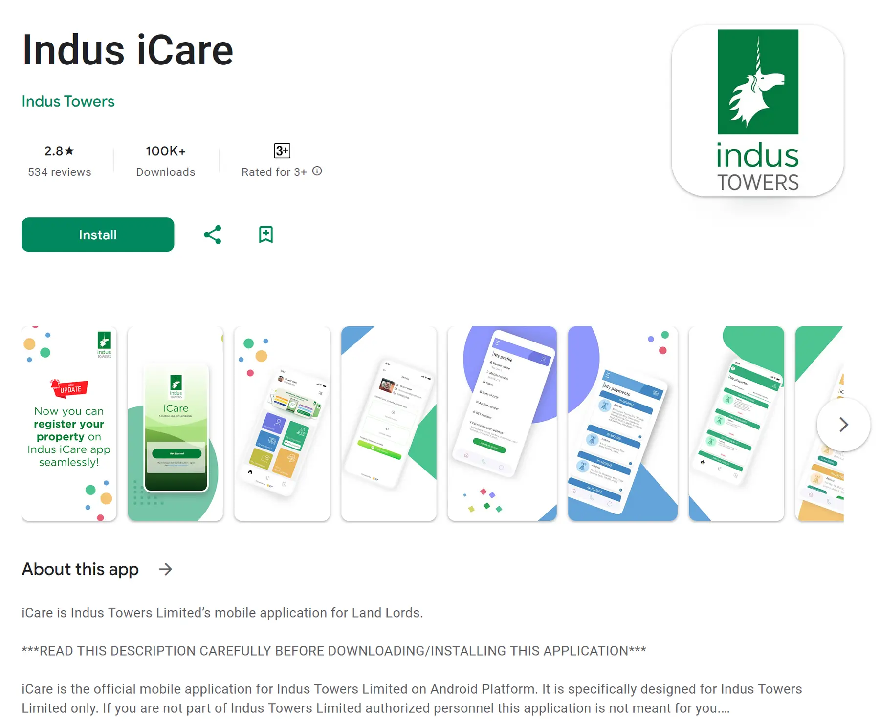 Indus iCare App