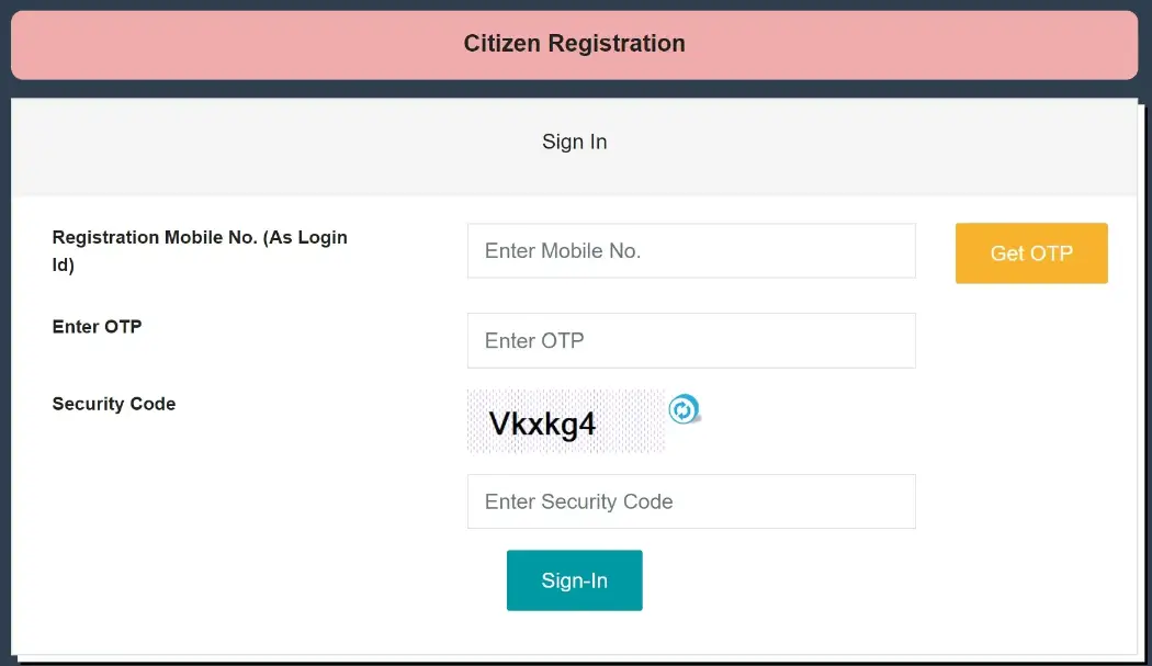 Sauchalay Online Registration Form