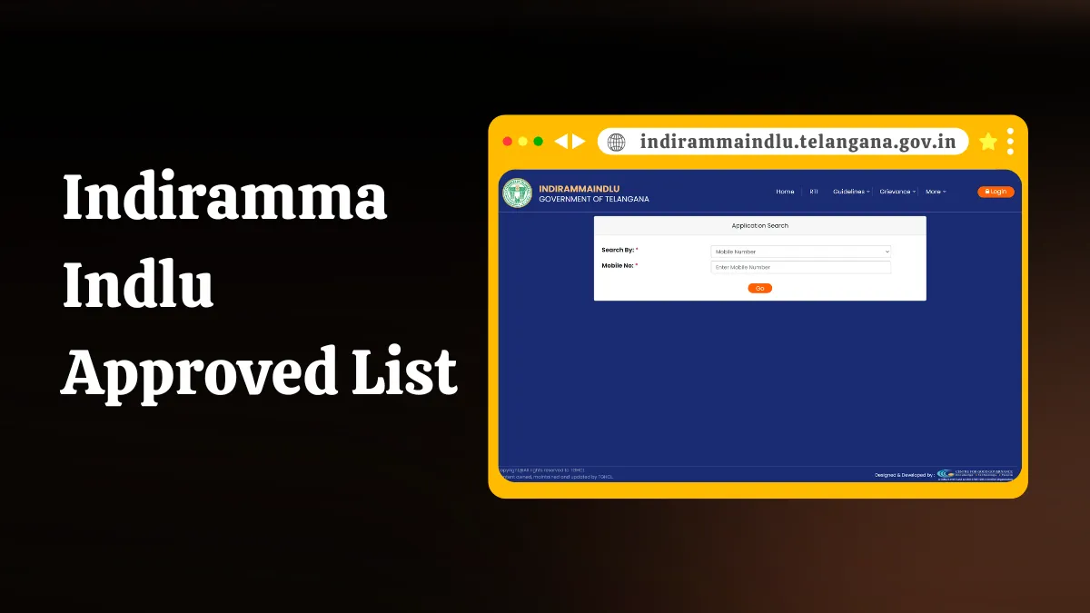 Indiramma Approved List 2025 – Download District Wise PDF List from indirammaindlu.telangana.gov.in