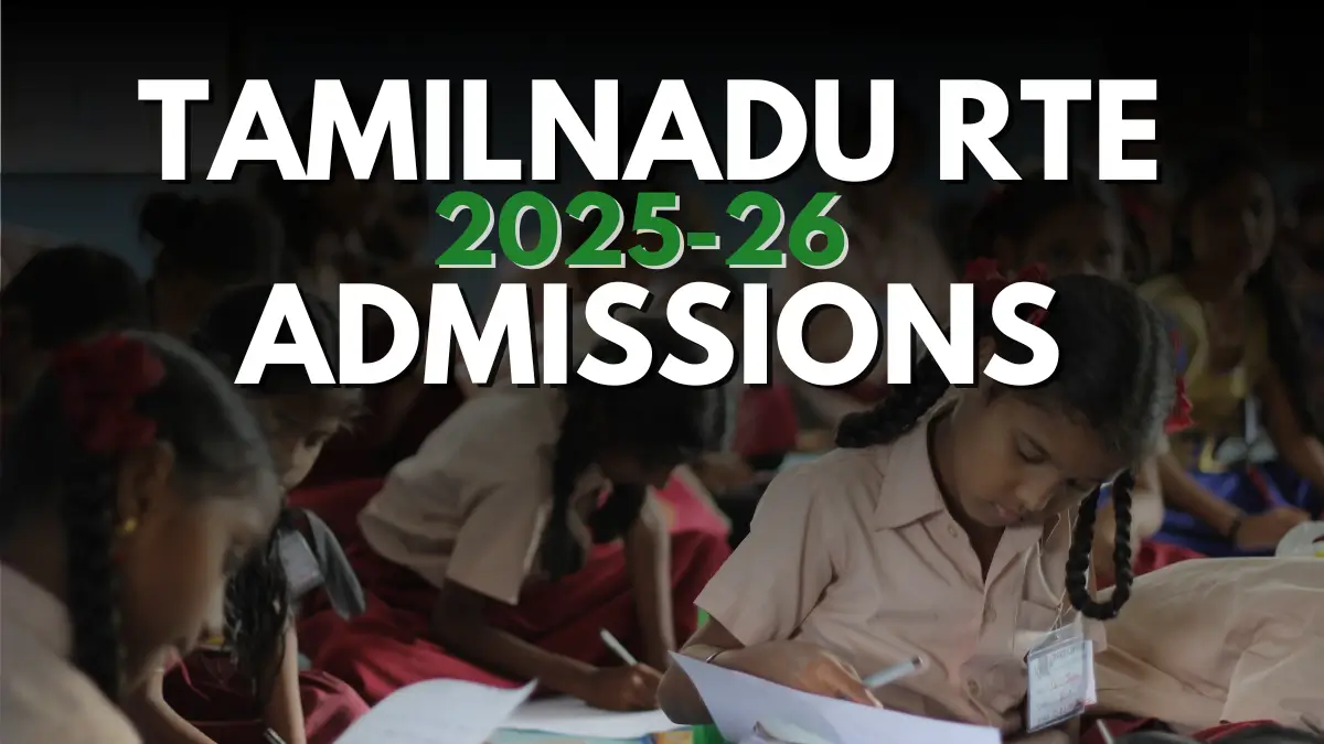 Tamilnadu RTE Admissions