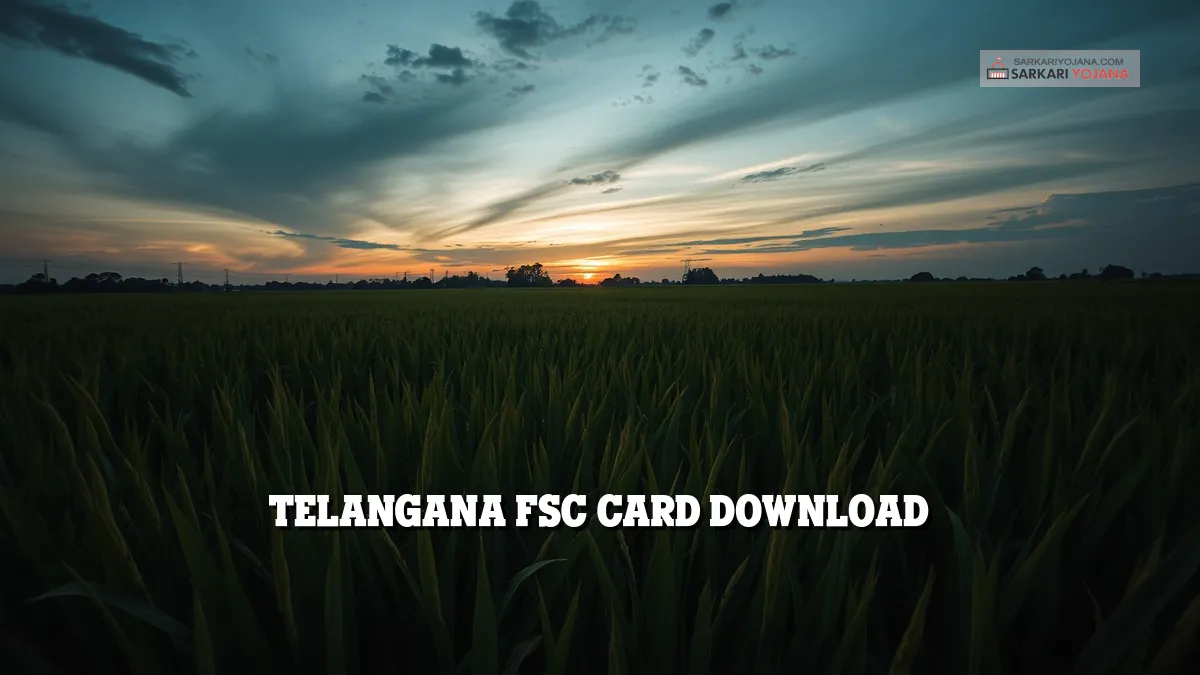 Download Telangana FSC Card 2025 – Easy Steps to Access and Download Online