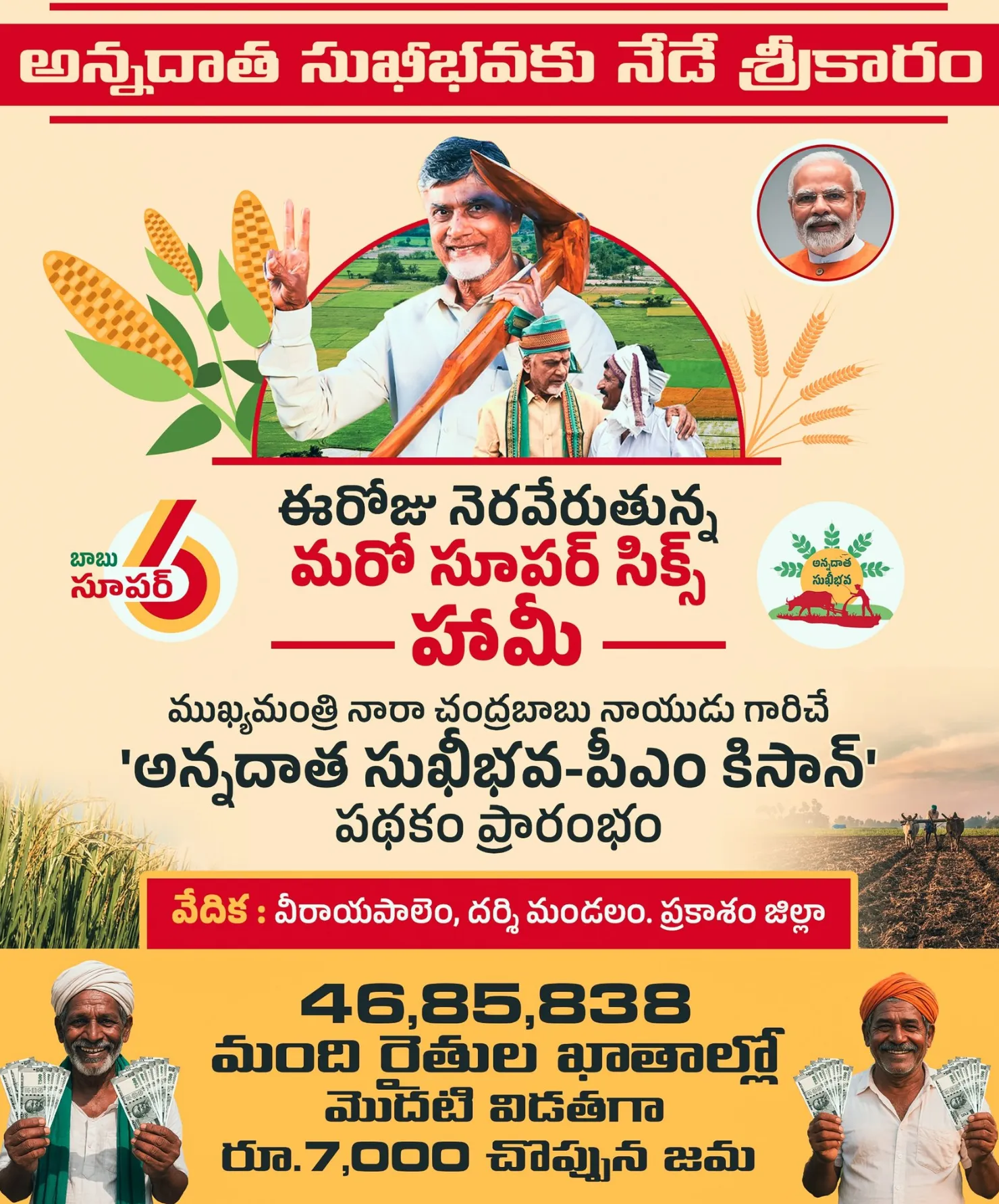 Annadata Sukhibhava Launch
