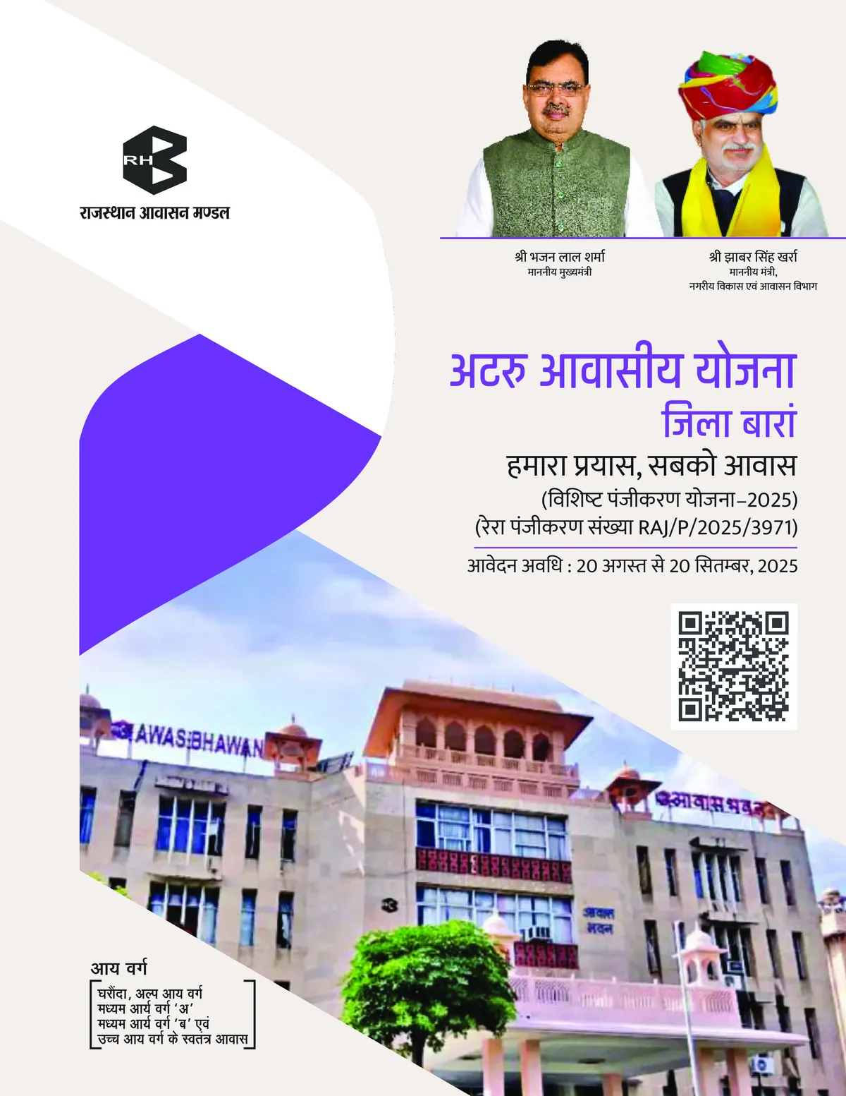 RHB Atru (Baran) Housing Scheme 2025 Brochure, Floor Plan & Application Form PDF