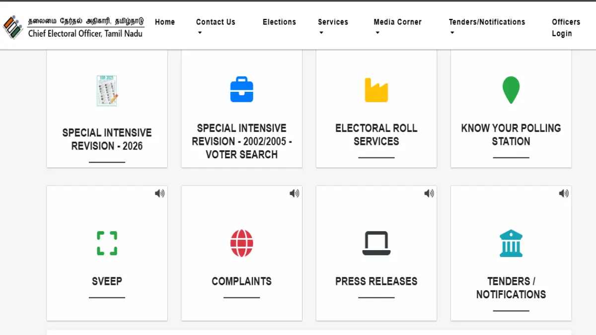 Tamilnadu Voter List Id Card Download