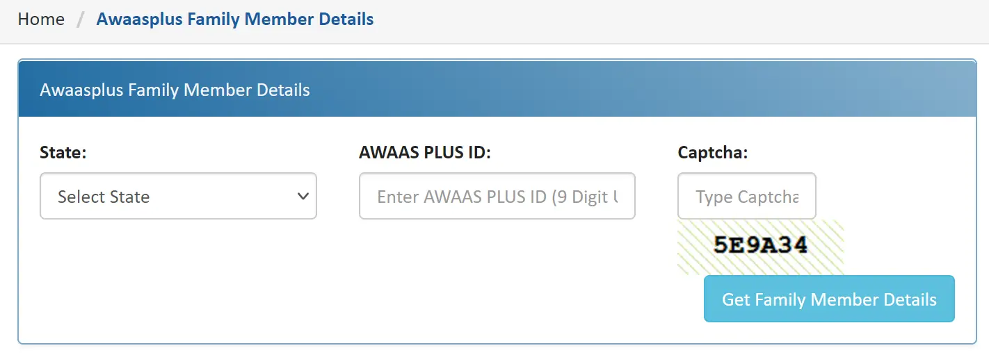 Awaasplus Family Member Details