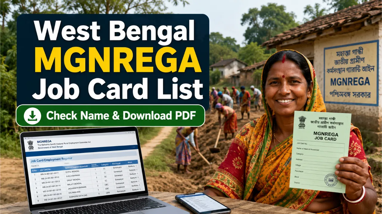 West Bengal MGNREGA Job Card List