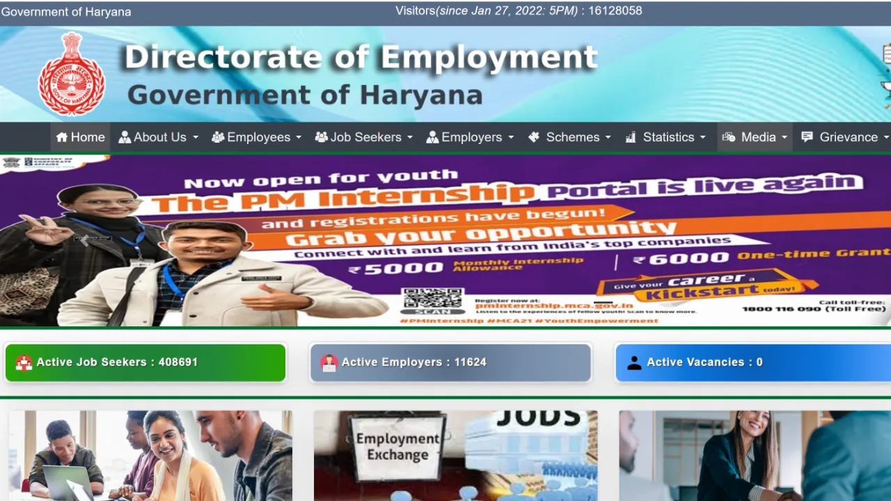 haryana berojgari bhatta registration