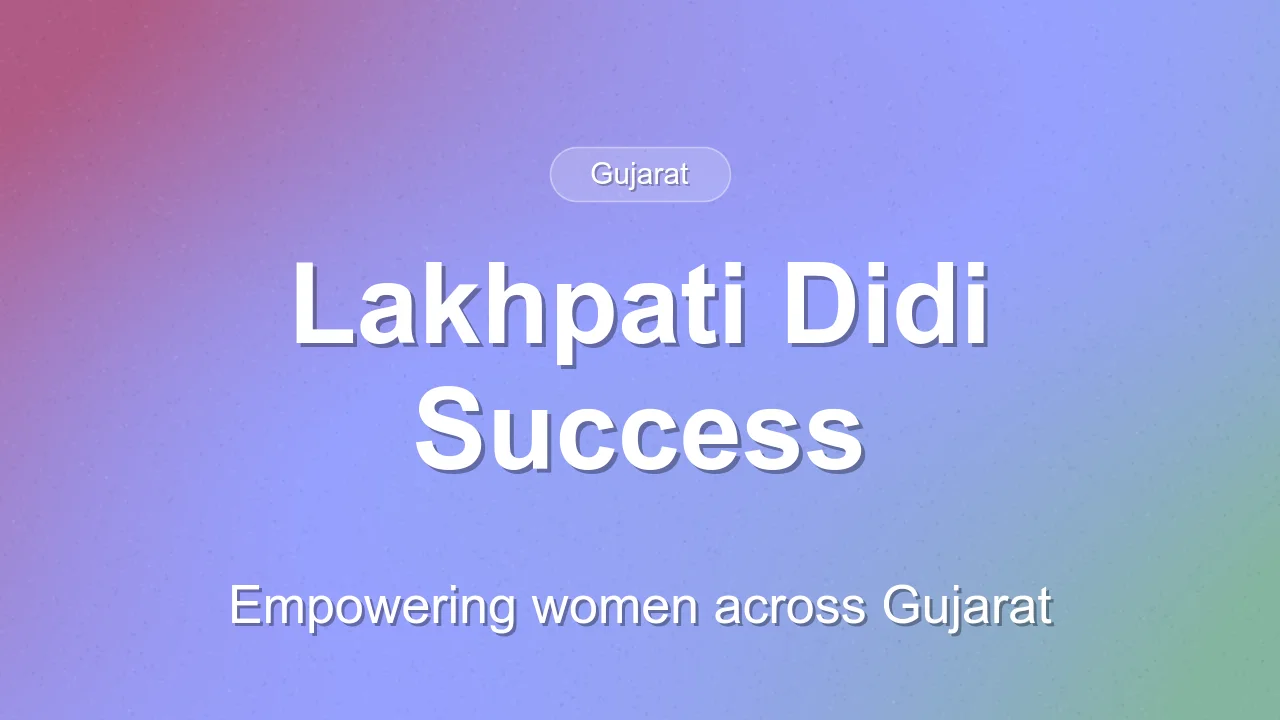 Lakhpati Didi Scheme Empowers Women in Gujarat
