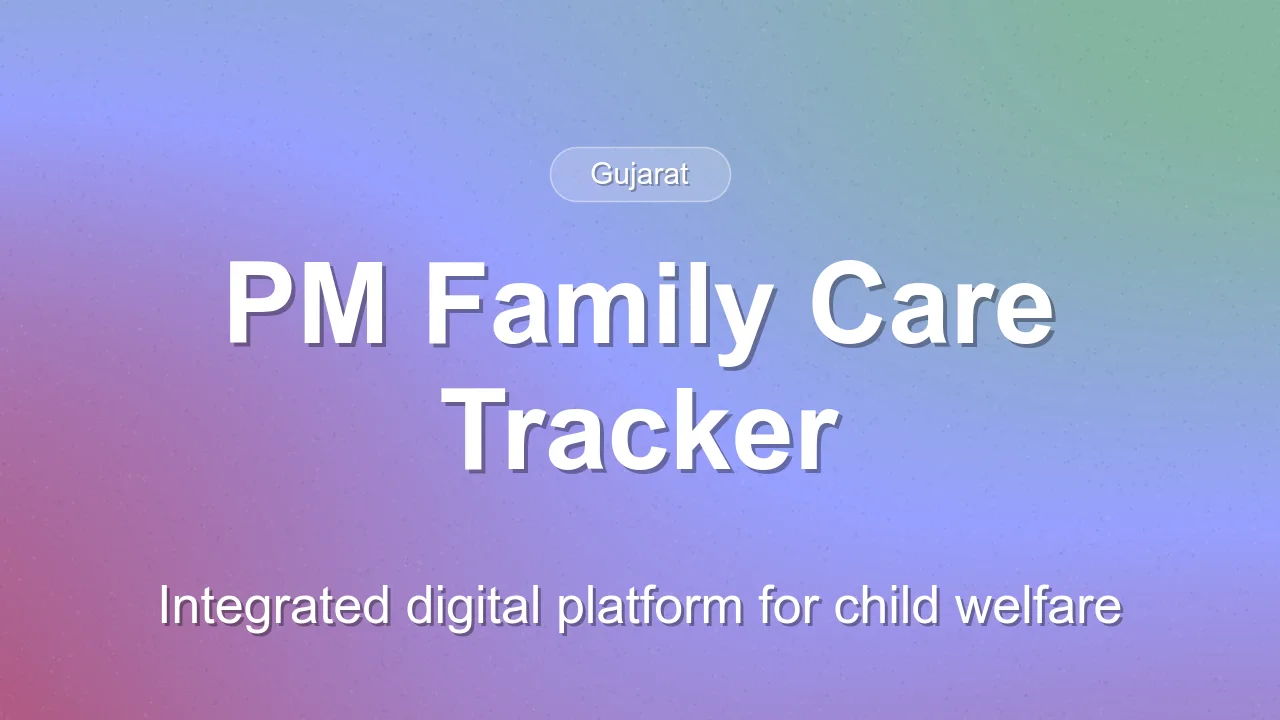 PM Family Care Tracker Launched to Support Child Welfare