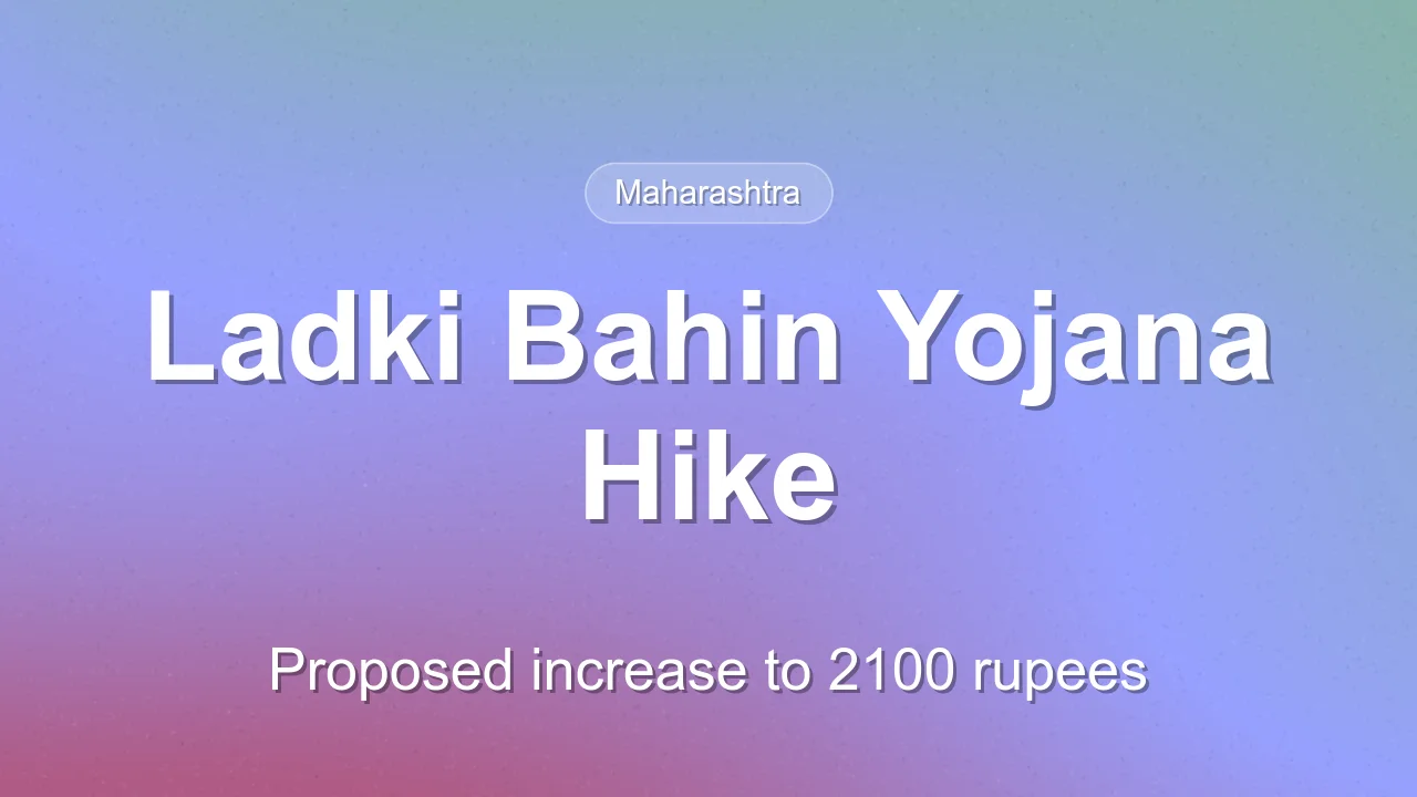 Ladki Bahin Yojana Benefit Hike Proposed
