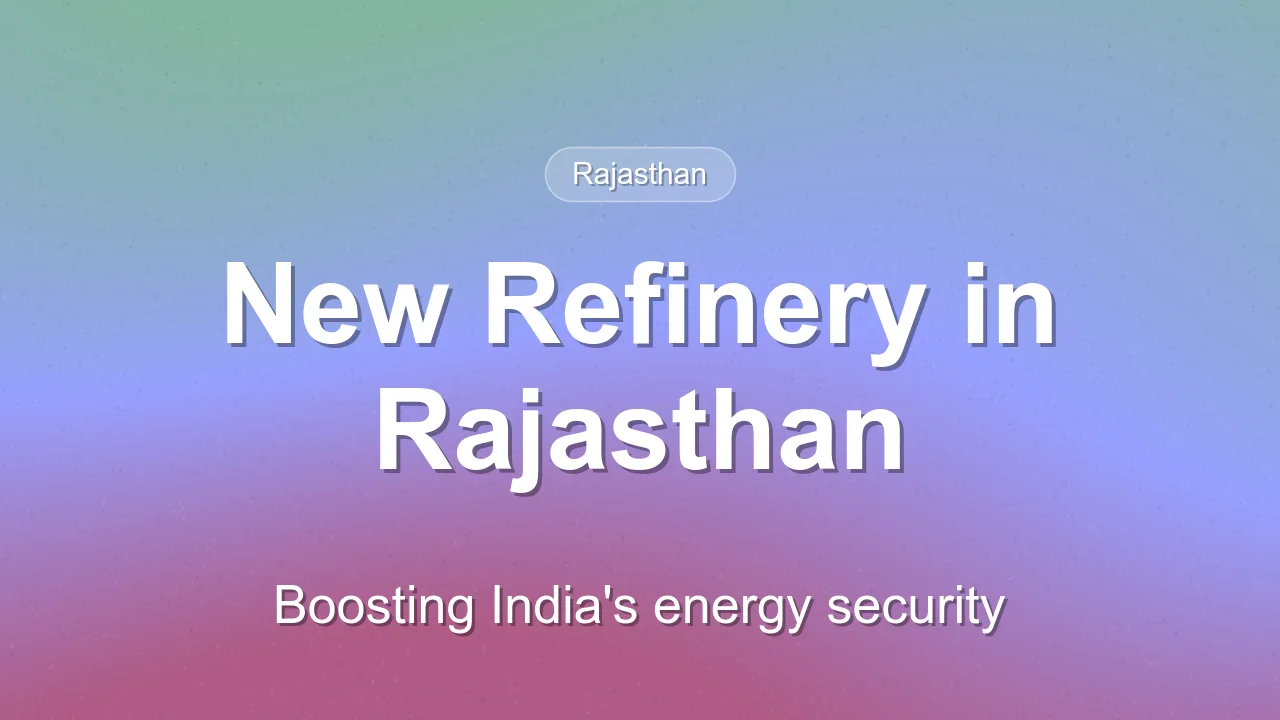 PM Modi Inaugurates First Greenfield Integrated Refinery in Rajasthan