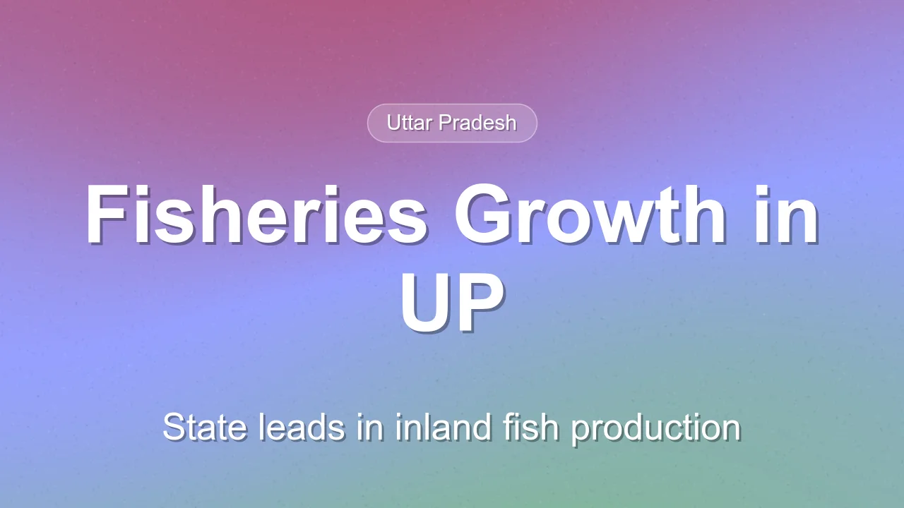 Uttar Pradesh Fisheries Sector Growth