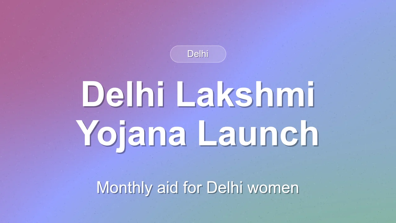 Delhi Lakshmi Yojana: Monthly Financial Aid for Women Launching Soon