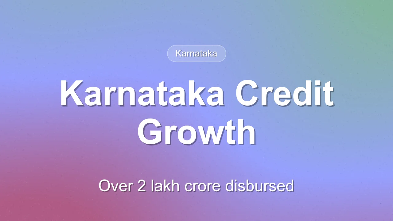 Karnataka Credit Flow Under Major Government Schemes
