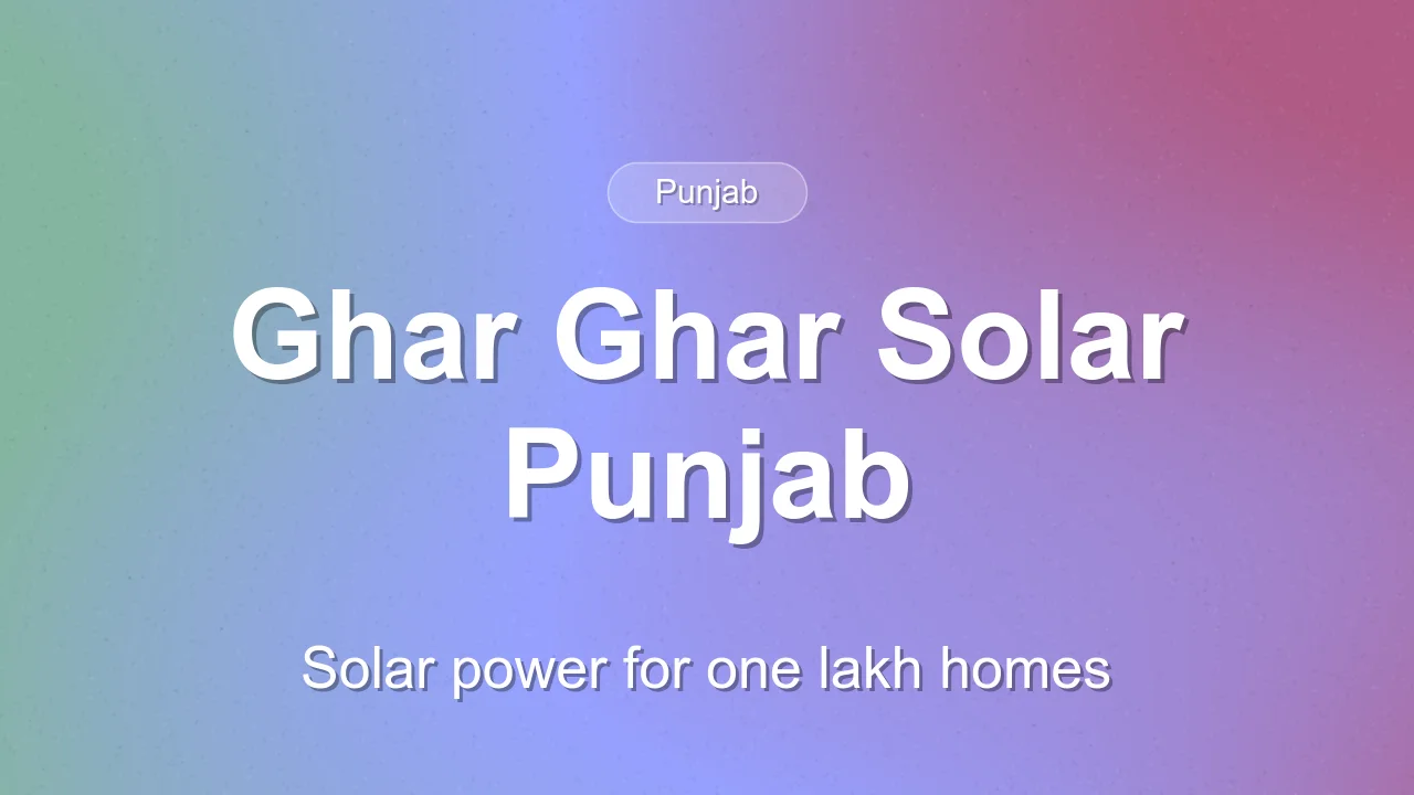 Tata Power Launches Ghar Ghar Solar Campaign in Punjab
