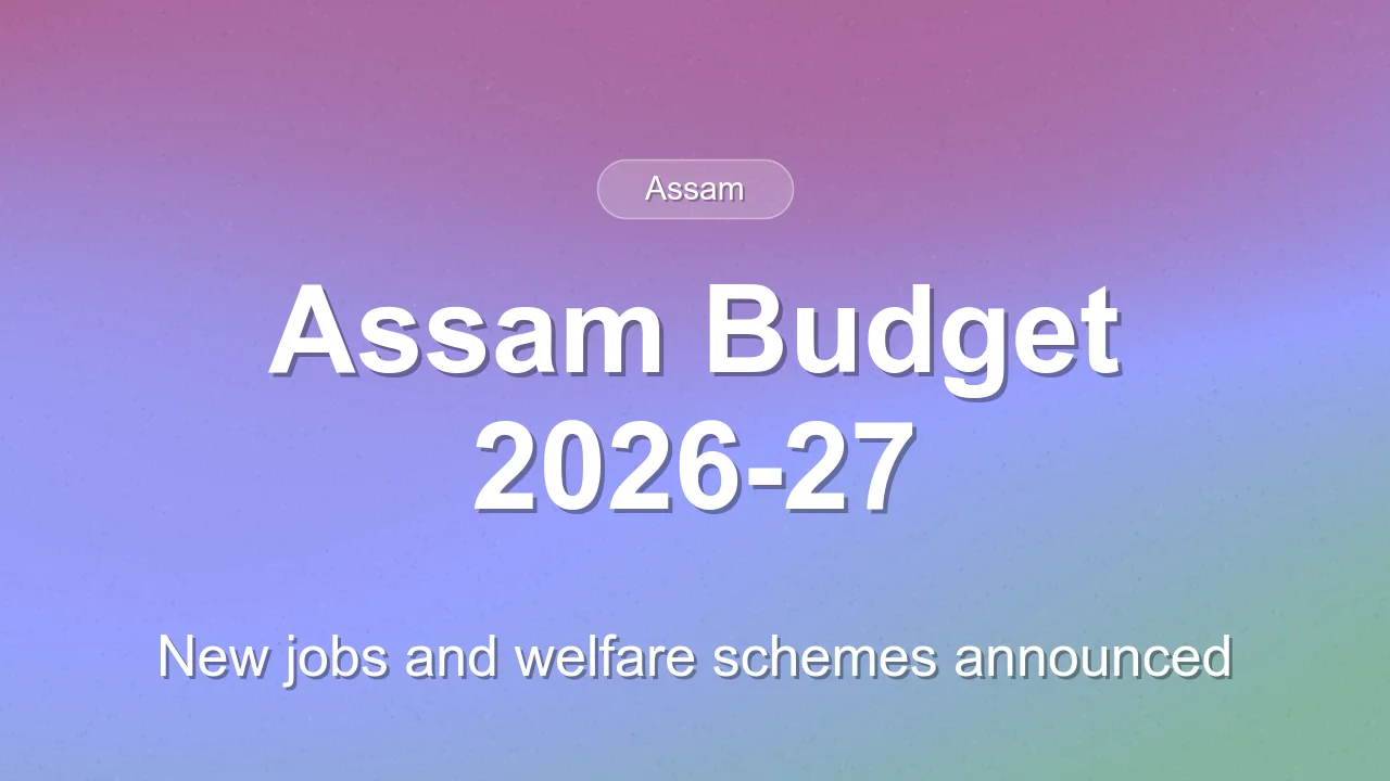 Assam Budget 2026-27: Key Highlights and Welfare Schemes