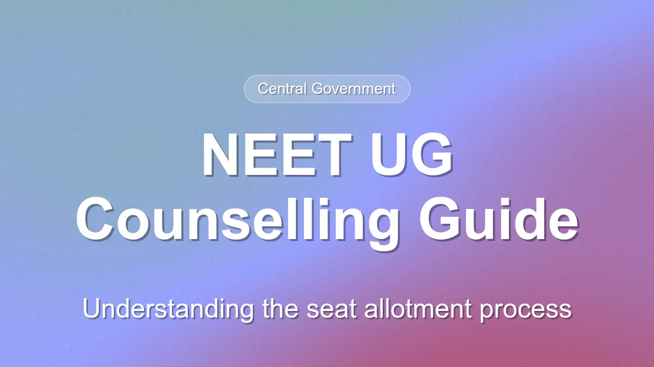 NEET UG 2026 Counselling Process Explained