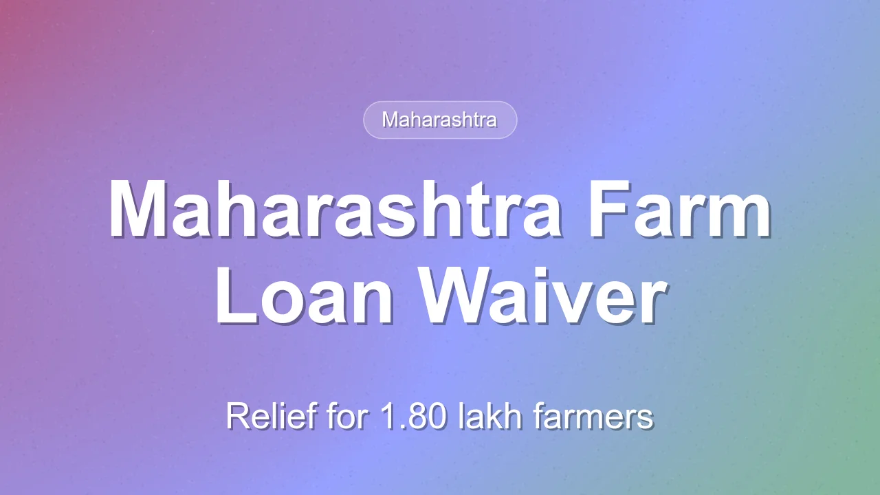 Maharashtra Farmers Loan Waiver Update for Chhatrapati Sambhajinagar