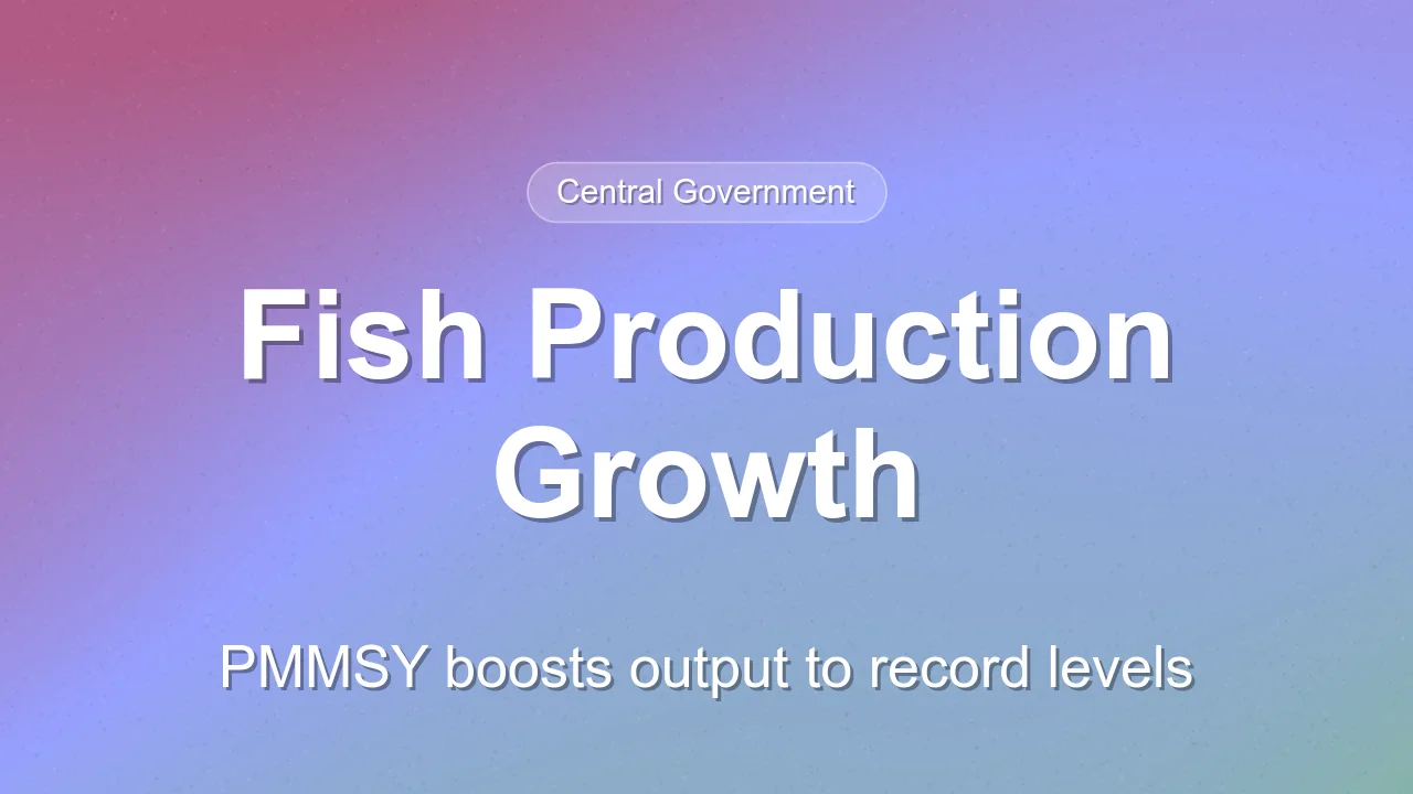 India Fish Production Growth Under PMMSY